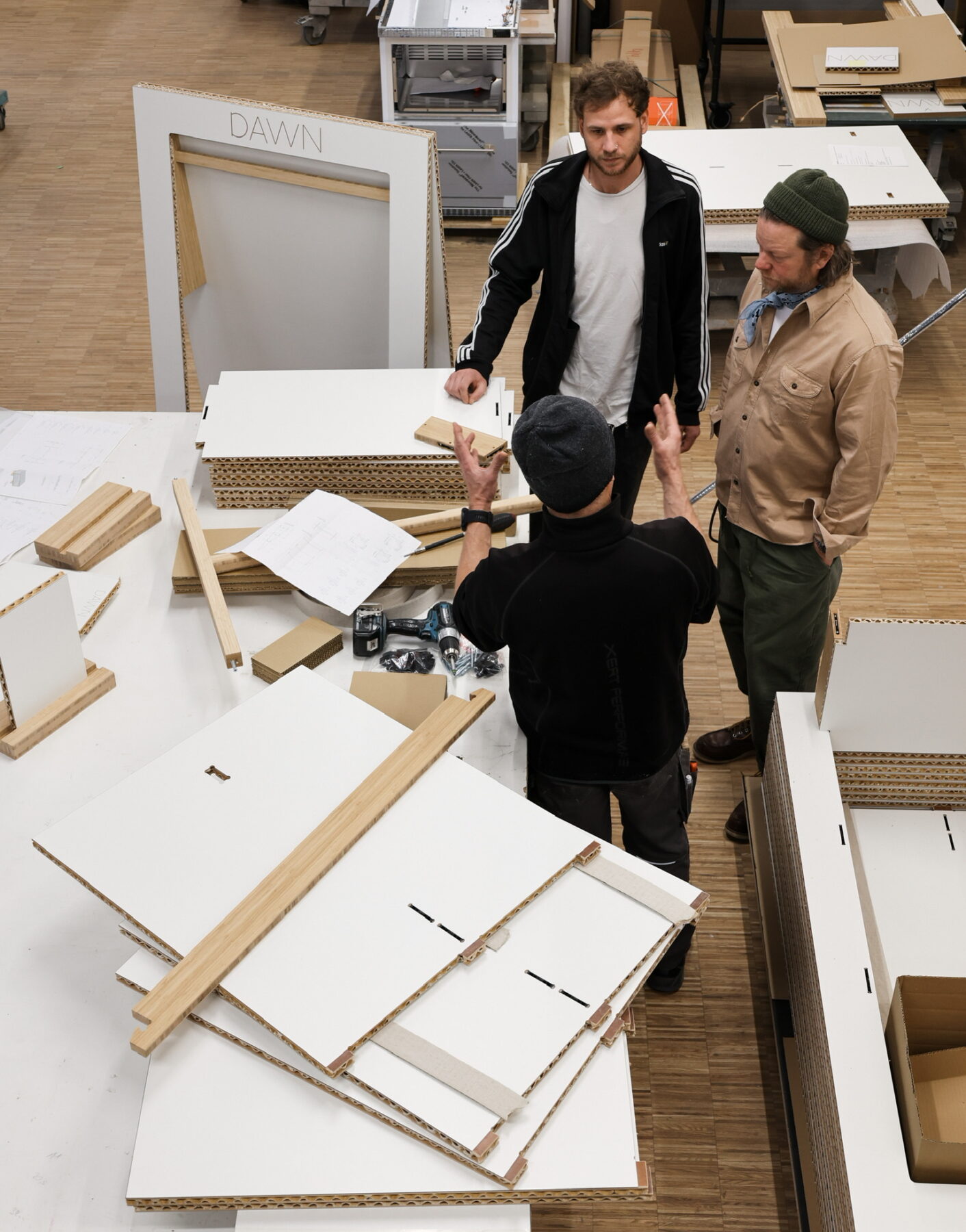 Fertigung des Dawn Pop-up Stecksystems in der Schreinerei Konrad Knoblauch in Markdorf