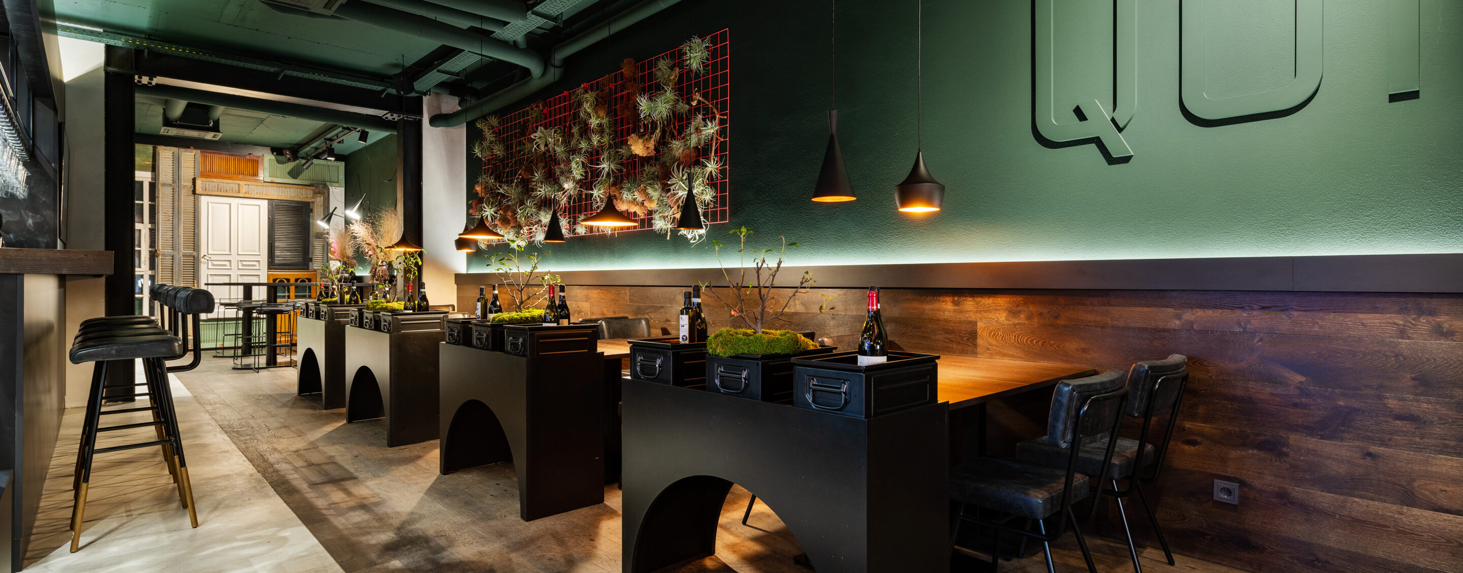 Sitzplätze im italienischen Restaurant