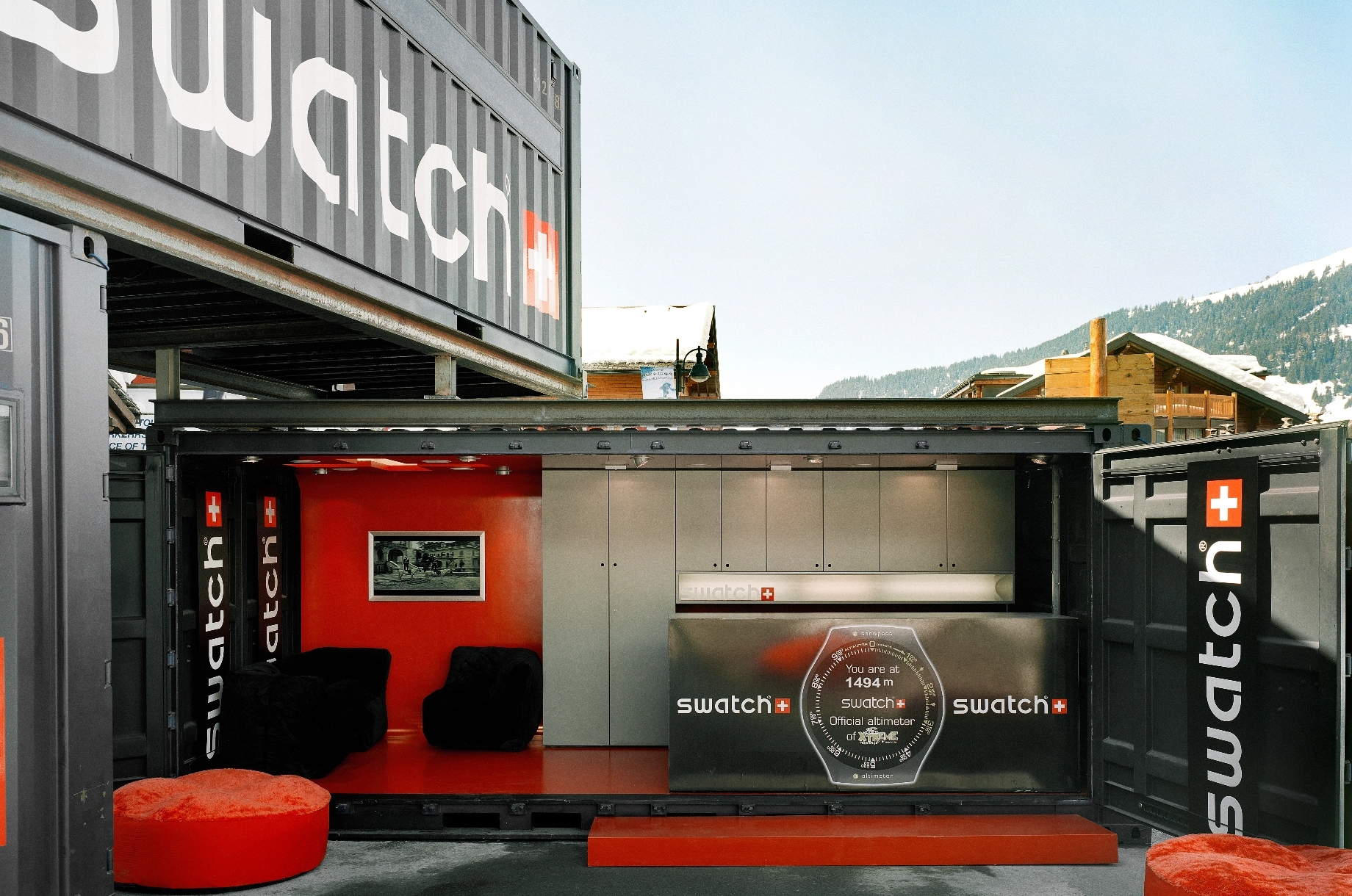 Swatch Containerausbau