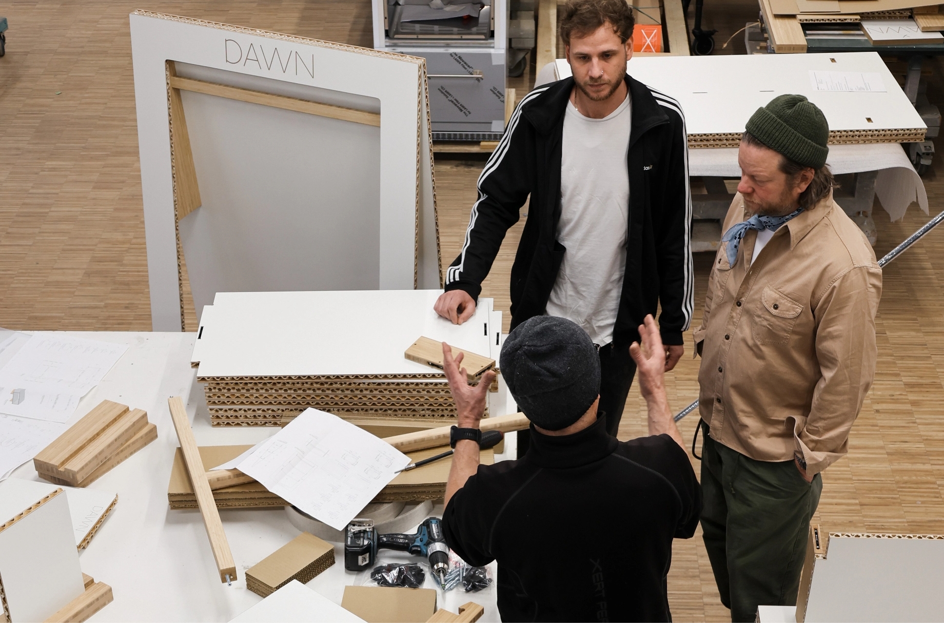 Dawn Pop-up Stecksystems in der Schreinerei Konrad Knoblauch in Markdorf